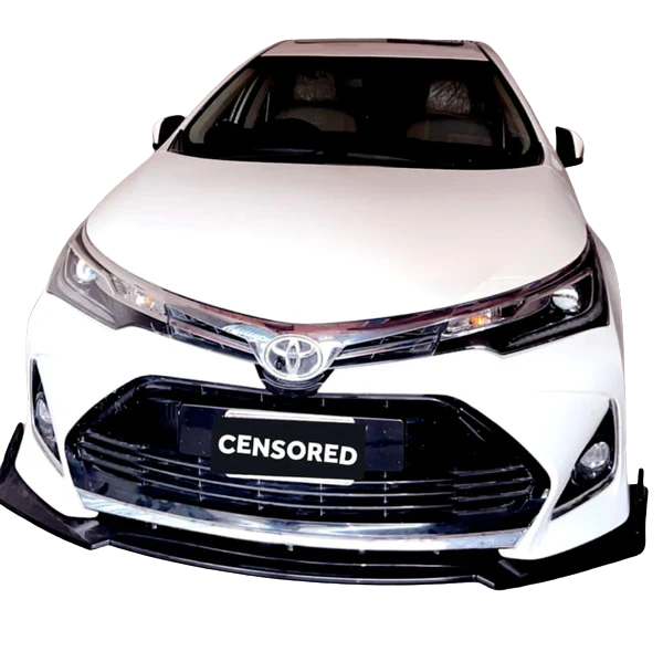 Car Front Bumper Splitter ABS Plastic - Center 3 Dot - 3Pcs