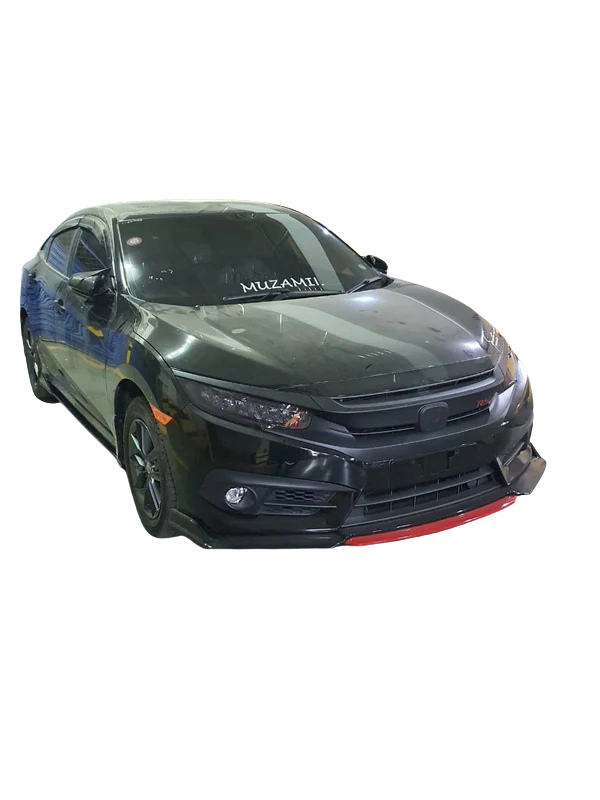 Car Front Bumper Splitter ABS Plastic - 4Pcs