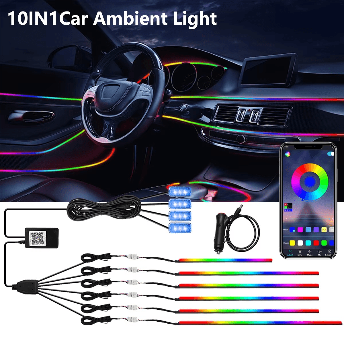 Premium Quality Dynamic Ambient Interior Lights