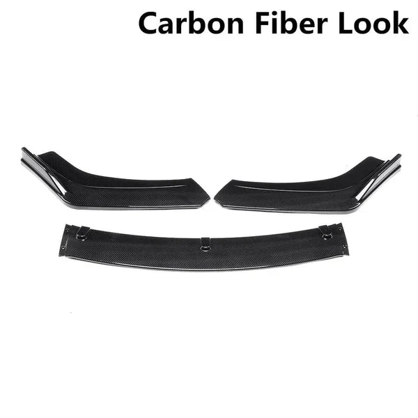 Car Front Bumper Splitter ABS Plastic - Center 3 Dot - 3Pcs
