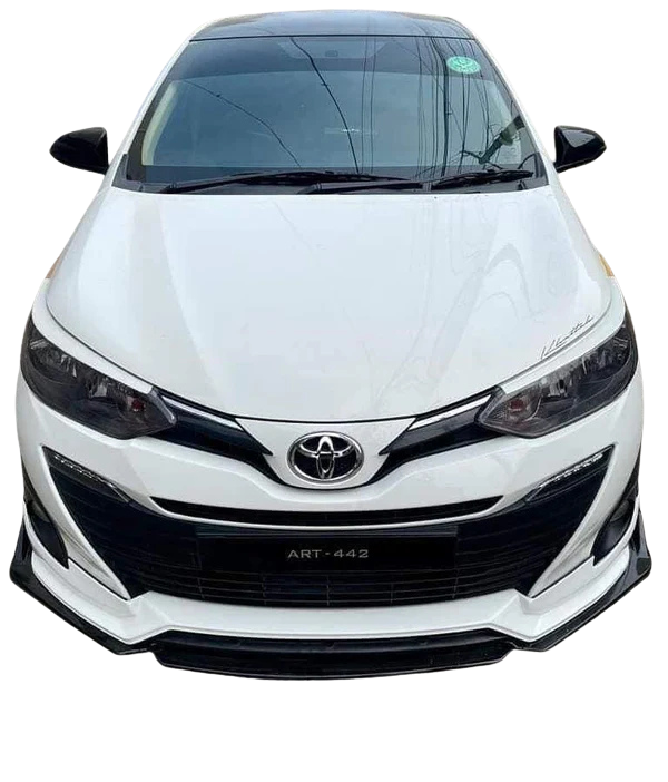 Car Front Bumper Splitter ABS Plastic - 4Pcs